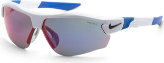 Nike Mens 72 mm White Sunglasses