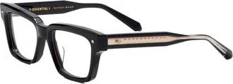 Valentino VLX-121A Square Full Rim Eyeglasses - Black