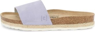 Espadrij Copine Velour Sandalen für Damen | beige