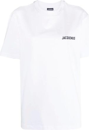 Jacquemus T-Shirts, female, White, Size: S The Logo T-shirt