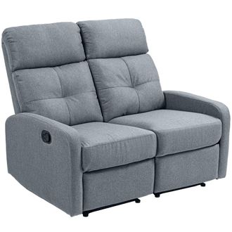 HOMCOM Sof&aacute; reclinable 118x95x101 cm gris