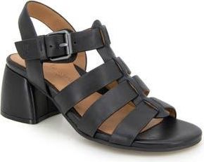 Gentle Souls Margarite Ankle Strap Sandal in Black Leather at Nordstrom Rack, Size 6.5