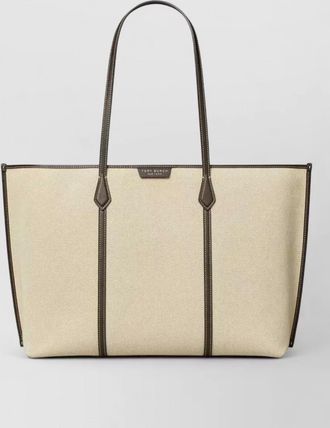 Tory Burch perry canvas tote bag work style