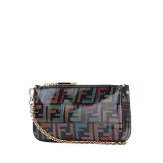 Fendi Baguette Chain-strap Clutch Bag