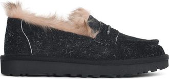 UGG Ellis schwarze Wildleder-Loafer