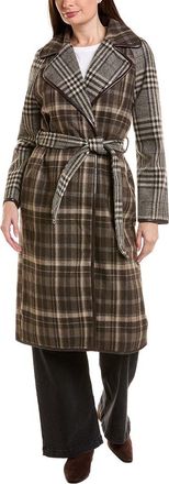 Scotch & Soda Mixed Plaid Coat