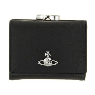 Vivienne Westwood Portafoglio con chiusura a fibbia Orb Emblem - - Accessories - Donna - Nero - ONE SIZE