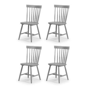 Julian Bowen Torino Chairs Set Of 4 Grey - Julian Bowen | TJ Hughes