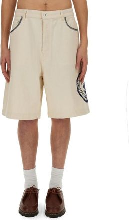 Dr&ocirc;le de Monsieur Casual Shorts - Heren - Korte Broeken - Beige - M - Katoen - Korte Broeken
