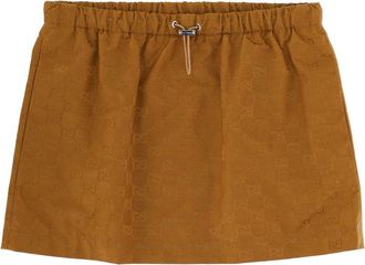 Gucci Miniskirt With Gg Texture