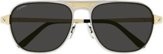 Cartier Occhiali da sole squadrati - Oro