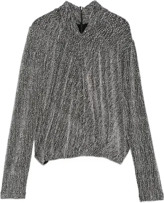 Iro metallic sweater - Grey