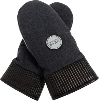 Giorgio Armani Handschoenen met logo - Heren - Handschoenen - Zwart - S - Wol - Accessoires