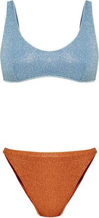 Oséree Bikini bicolore - Blu