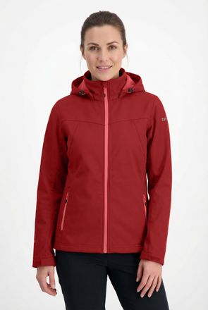 Icepeak Softshelljacke ICEPEAK BOISE, Damen, Gr. 36, rot, Obermaterial: 100% Polyester, Jacken Softshelljacke