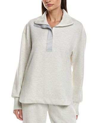 Ariella Scuba 1/2-Zip Funnel Pullover