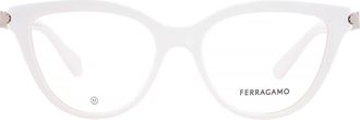 Ferragamo Demo Cat Eye Ladies Eyeglasses SF2974 103 52