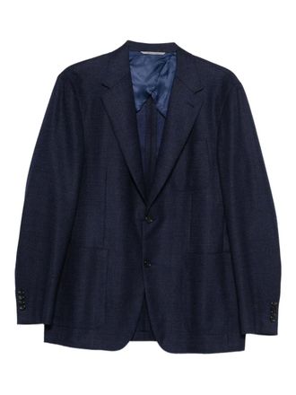 Canali single-breasted blazer - Blu