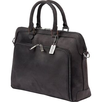Claire Chase 600004991931 Charlotte Briefcase, Rustic Black