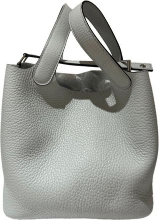 Herm&egrave;s Bleu Pale Picotin 18