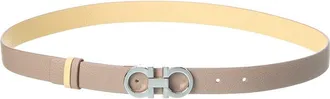 Ferragamo Ferragamo Gancini Reversible Leather Belt