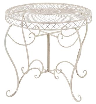 Clp Clp - Mesa De Exterior Sheela Crema Antiguo