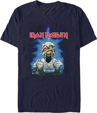 Iron Maiden Mens Iron Maiden Unchained Logo T Shirt in Navy Blue at Nordstrom, Size Xxx-Large