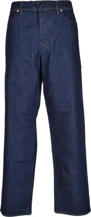 Stone Island Indigo Denim-Rinsed Relaxed Fit Stone Island Jeans