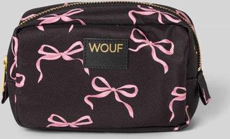Wouf Kosmetiktasche mit Label-Patch Modell Juliette in Black, Größe 1