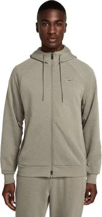 Nike Mens Dri-FIT UV Primary Full-Zip Hoodie - Light Army/Heather/Light Army Size 3XL