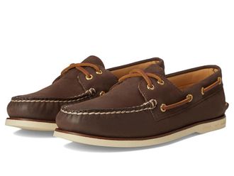 Sperry Top-Sider Gold Cup AO 2 Eye Mens Slip on Shoes Brown 1 : 10.5 W (EE), Leather
