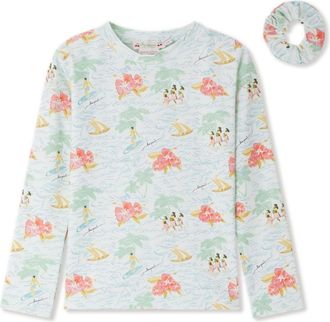 BONPOINT Eliseo T-shirt - kids - Elastane/Polyamide - 14 - Blue