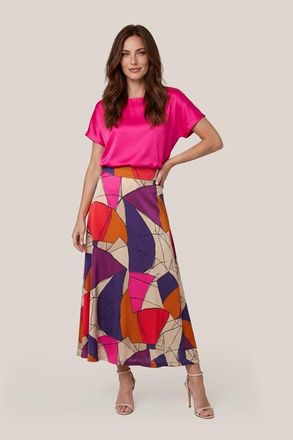 Mart Visser Caila Print Rok Plum / Multi