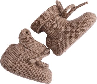 Paz Rodriguez Stivaletti da neonato in maglia Esencial