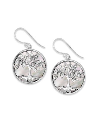 Samuel B. Silver Mother-Of-Pearl Earrings