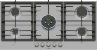 Bosch Placa De Cocina Bosch Serie 6 Pcr9a5i90 Acero 915 Mm 12500 W