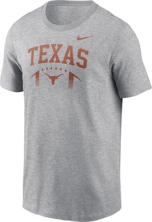 Nike Texas Primetime Football Icon Nike Mens College T-Shirt in Grey | N19906GTXE-MDT