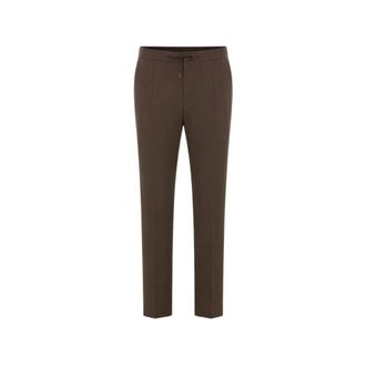 Herno Broeken, Heren, Bruin, XL, Regular Fit Pant
