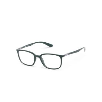 Ray-Ban Glasses, unisex, Green, Size: 54 MM Rb7208 8062 Optical Frame