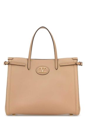 Valentino Garavani Beige Antibes Medium Tote