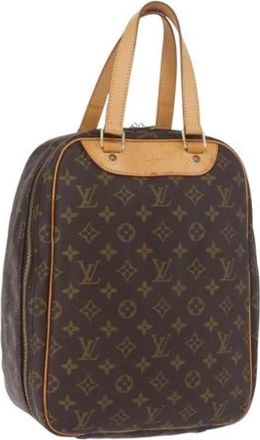 Louis Vuitton Pre-owned Excursion Handbag - Dames - Vintage Handtas - Bruin - ONE Size - Leer - Vintage