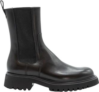 Guglielmo Rotta Beatles Chelsea Boot - Dames - Chelseaboots - Zwart - 41 EU - Leer - Schoenen