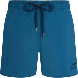 Vilebrequin Moorea Micro Ronde des Tortues Zwemshorts - Heren - Strandmode - Blauw - M - Badmode