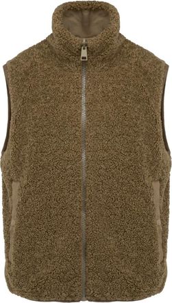 Bomboogie Gilet Sherpa Reversibile - - Jackets - Uomo - Marrone - 2XL