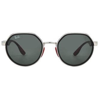 Ray-Ban Ray Ban Scuderia Ferrari Green Irregular Unisex Sunglasses RB3703M F00771 51