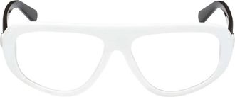 Moncler Occhiali geometrici - Bianco