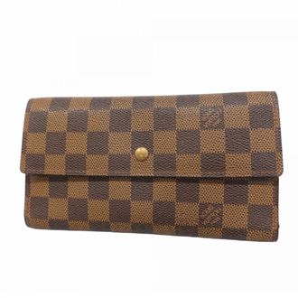 Louis Vuitton Ebene Long Wallet (Tri-Fold) (Pre-Owned)