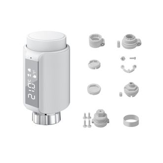 OEM Termostato De Radiador Trv Zigbee: V&aacute;lvula De Calefacci&oacute;n Inteligente Con Control Mediante Aplicaci&oacute;n, Requiere Un Concentrador Zigbee 3.0, Compatible