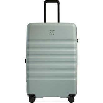 Antler Icon Stripe Large Suitcase in Mist Blue at Nordstrom