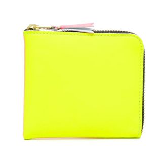 Comme Des Gar&ccedil;ons Super Fluo Zip Wallet - female - Comme des Gar&ccedil;ons - Wallets & Cardholders - Yellow - ONE SIZE - Accessories